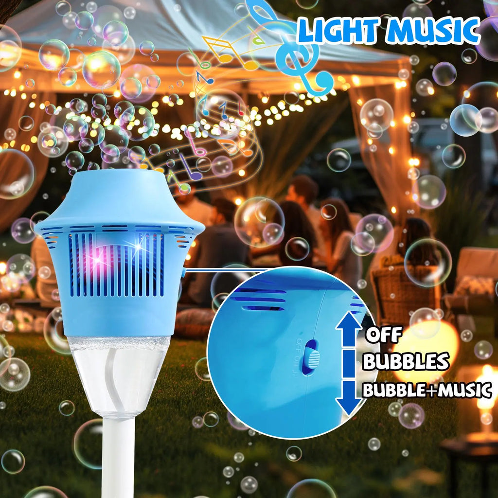 GlowFlow™ LED Illuminated Bubble Fountain with Adjustable Flow
