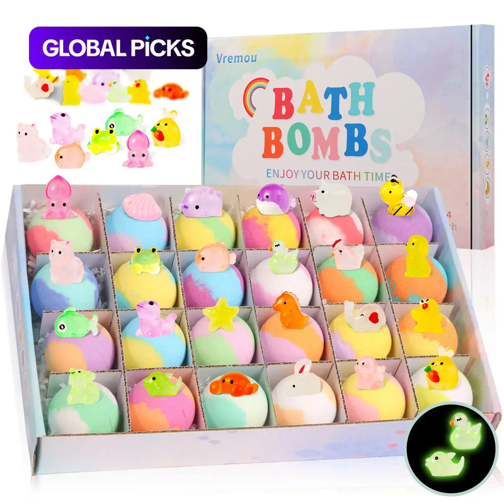 OceanPop™ Dinosaur Surprise Toy Bath Bomb Set for Kids - 6 Pack