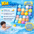 OceanPop™ – Easter Surprise Bath Bombs WITH TOYS for KIDS