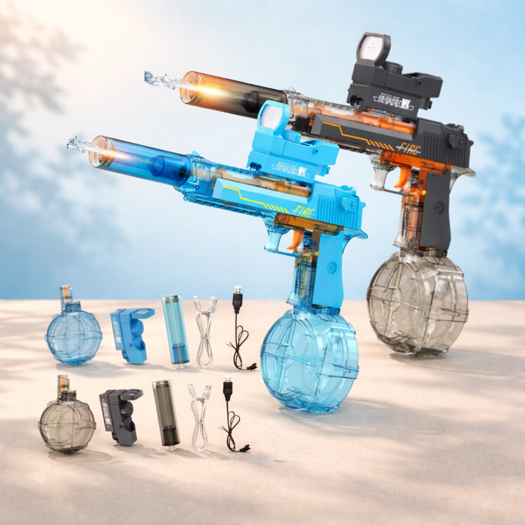 Automatic Desert Eagle Water Gun™ — Electric Squirt Gun for Kids & Adults