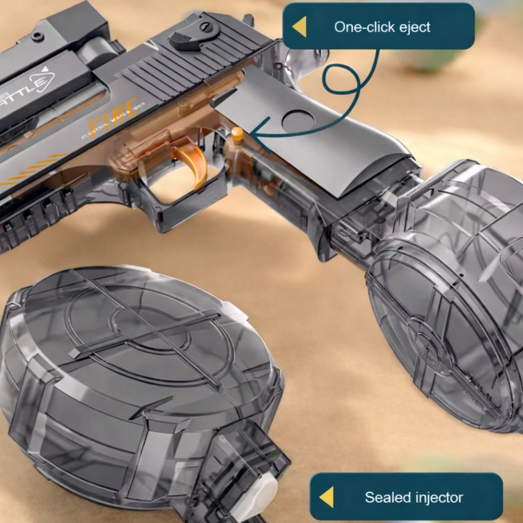 Automatic Desert Eagle Water Gun™ — Electric Squirt Gun for Kids & Adults