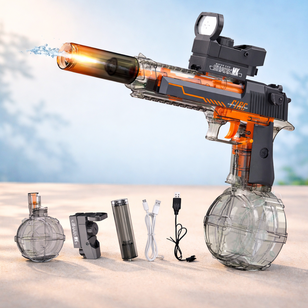 Automatic Desert Eagle Water Gun™ — Electric Squirt Gun for Kids & Adults