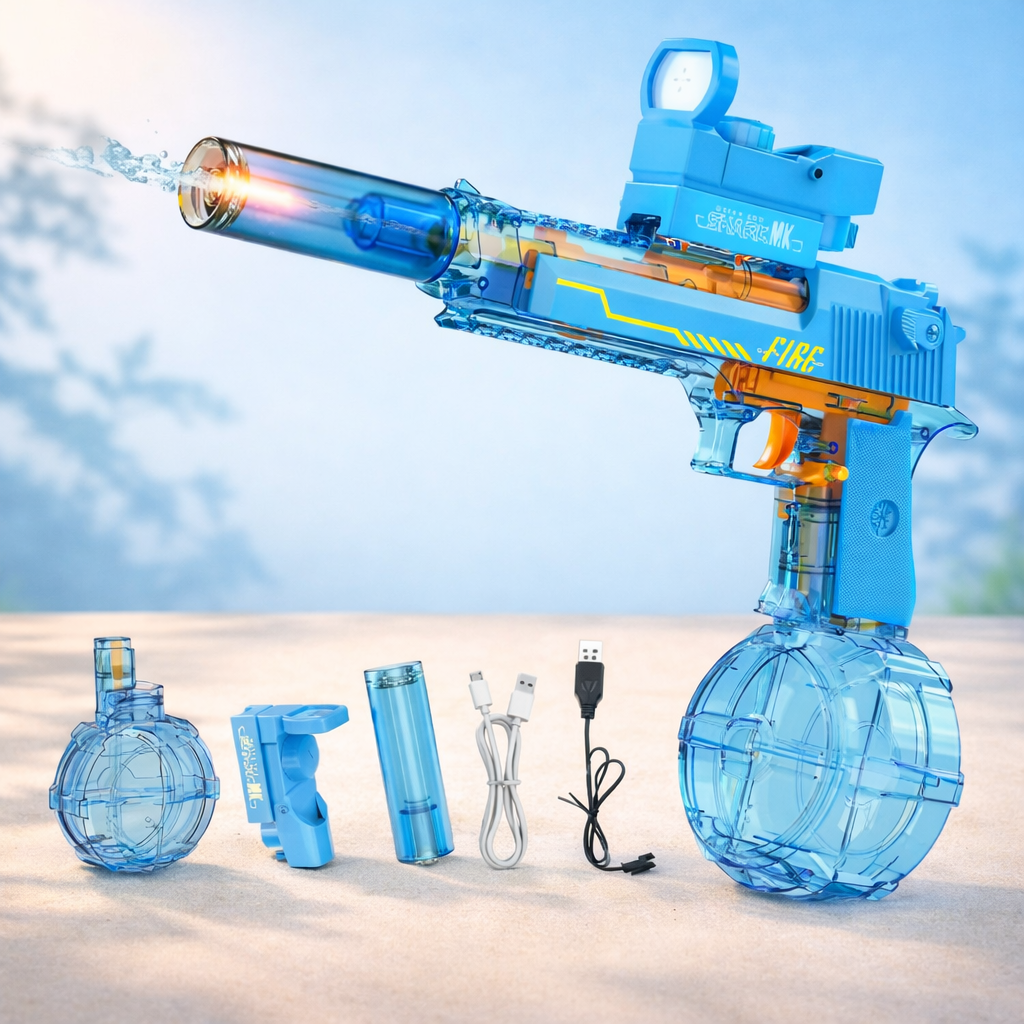 Automatic Desert Eagle Water Gun™ — Electric Squirt Gun for Kids & Adults