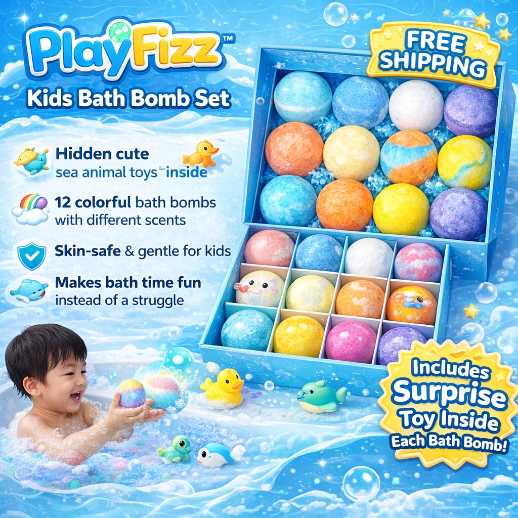 OceanPop™ Dinosaur Surprise Toy Bath Bomb Set for Kids - 6 Pack