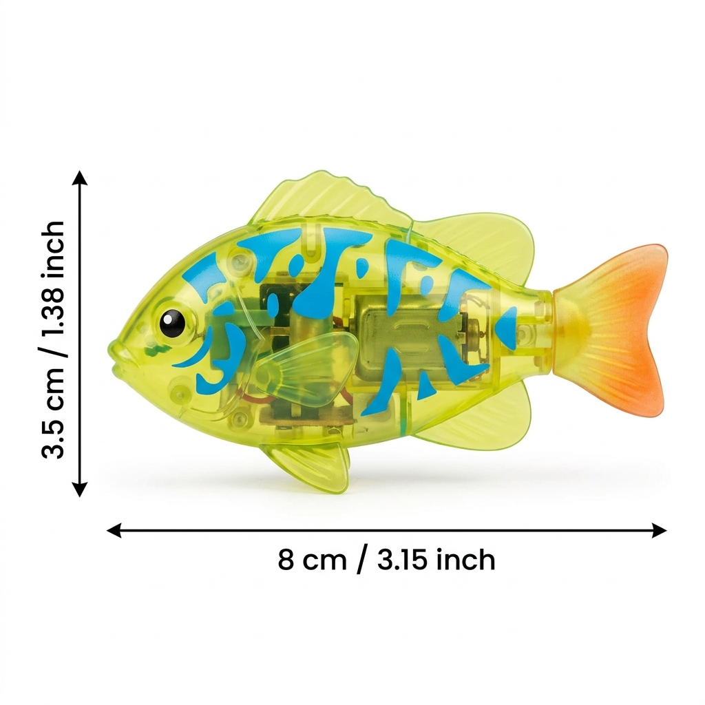 Magic Swimming Fish Toy for Kids – Glowing Tail, Music & Realistic Motion