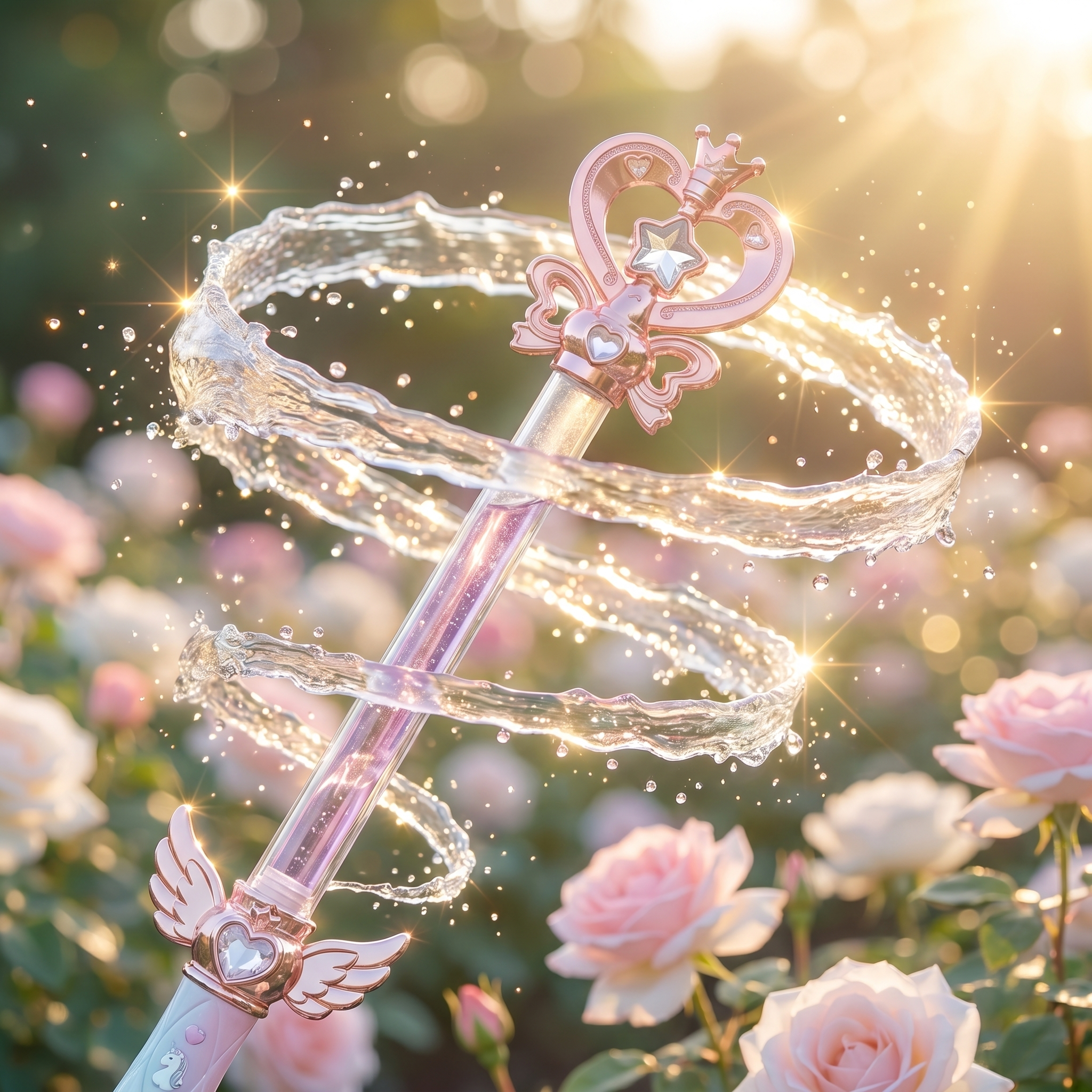 Fairy Spiral Water Wand — Magical Outdoor Water Toy for Kids