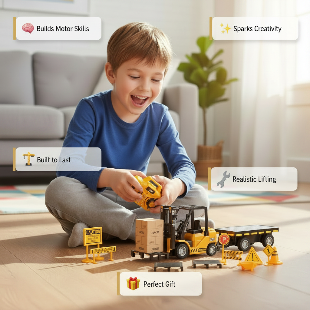 Mini Forklift — Aligned Middle Cards