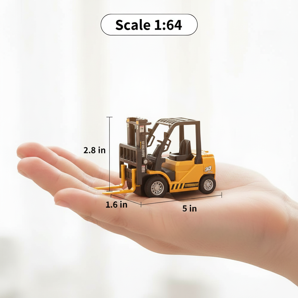 A Real Working Forklift. Right On Your Desk