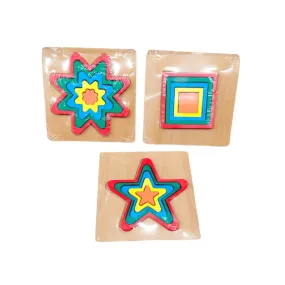 1 Piece Shapes Wooden Puzzle(Random design will be send)