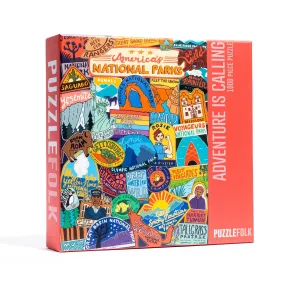 Adventure is Calling 1000 piece Nation Parks puzzle