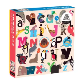 Animals A-Z 500 Piece Puzzle