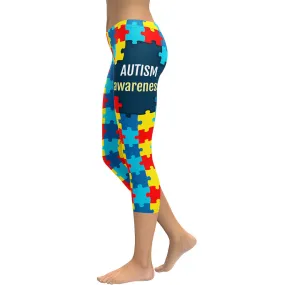 Autism Awareness Capris