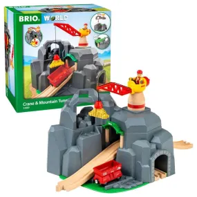 BRIO Crane & Mountain Tunnel 33889