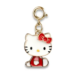 Gold Classic Swivel Hello Kitty Charm