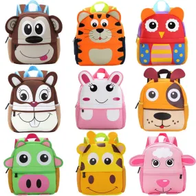 Lovely 3D Cartoon Animal Backpack