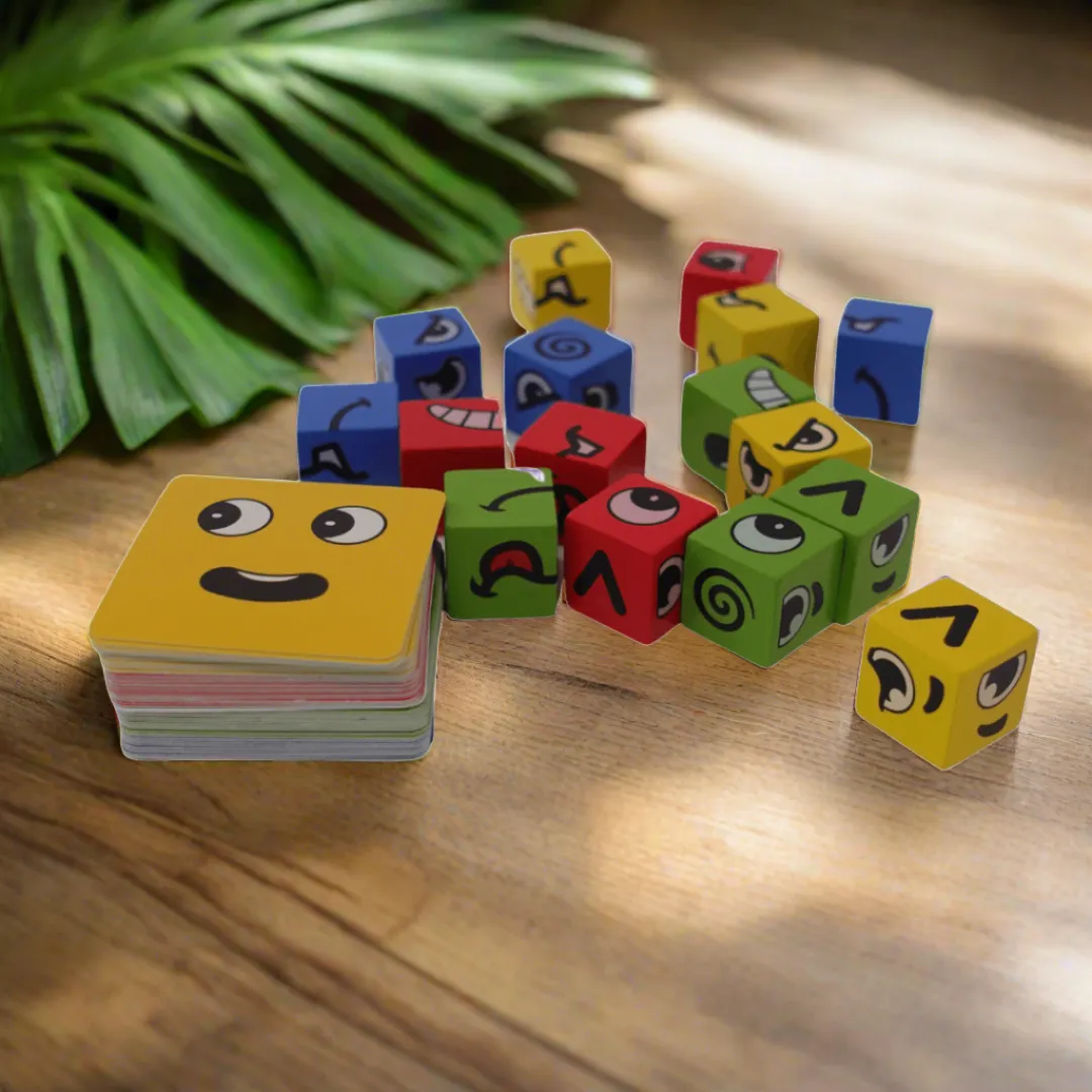 Rubik's Cube Expressions Matching Block Puzzle Toy(Cover)