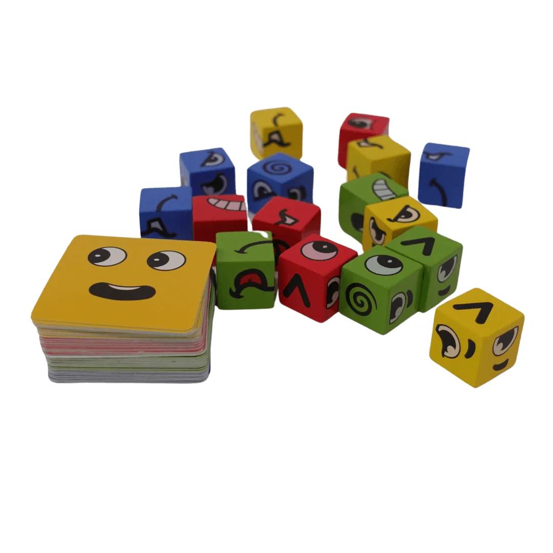 Rubik's Cube Expressions Matching Block Puzzle Toy(Cover)