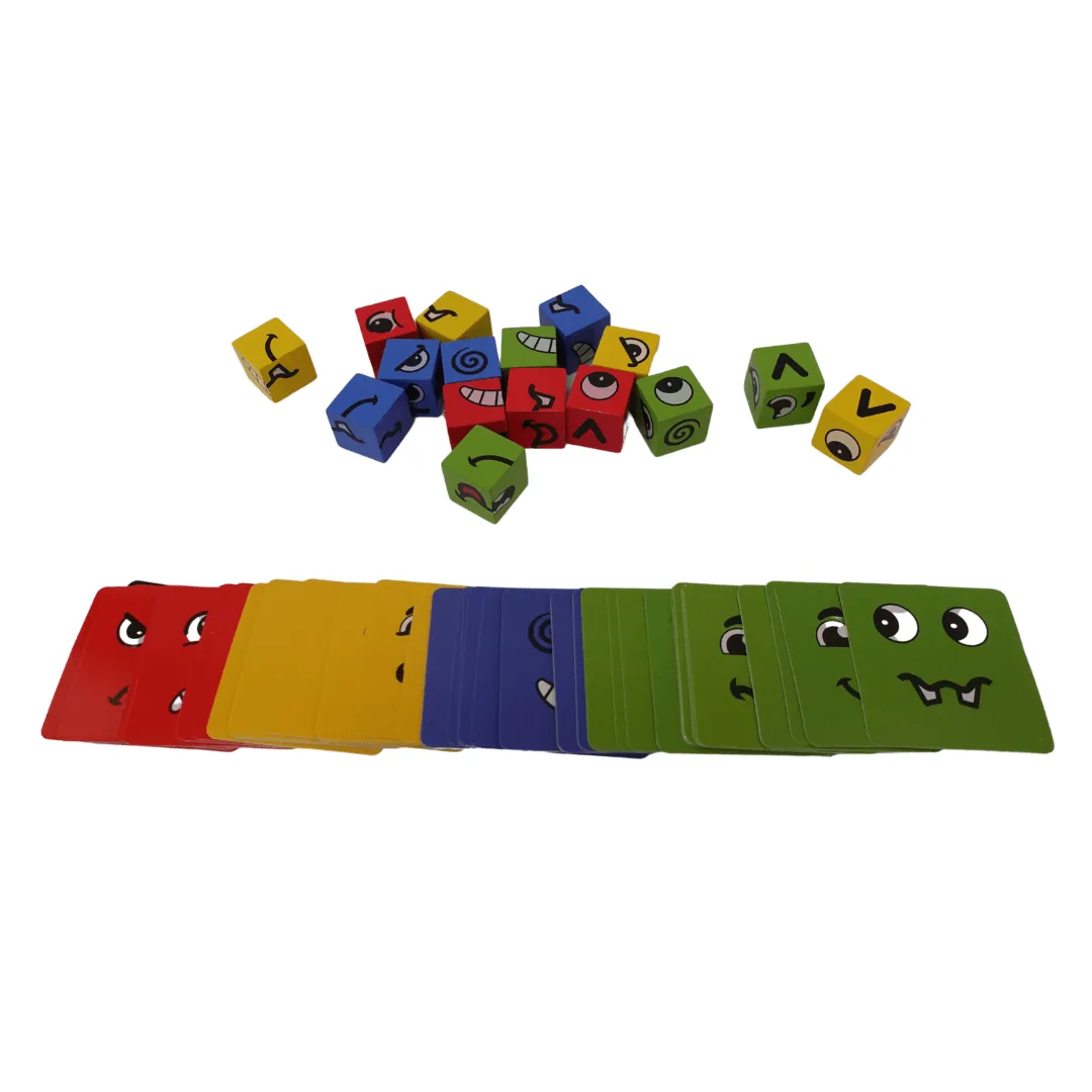 Rubik's Cube Expressions Matching Block Puzzle Toy(Cover)