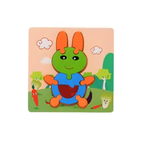 Small Puzzle in A Frame Board Educational & Learning Toy | Puzzle Board-Rabbit (S)