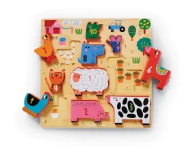 Stacking Wood Barnyard Puzzle