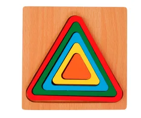 Triangle Puzzle for Toddlers and Preschoolers