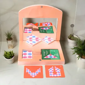 Wooden Mirror Puzzle for Kids Age 3 